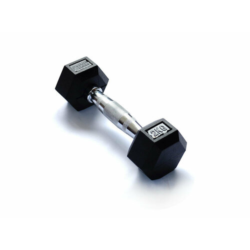 Гантель 2 кг гексагональная Original FitTools 990₽