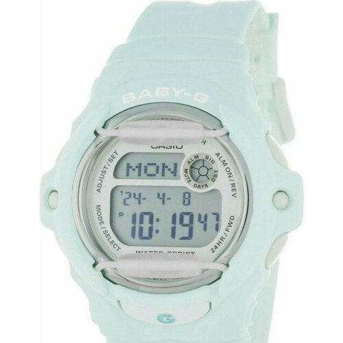 наручные часы casio baby g bg 169u 3 бирюзовый Наручные часы CASIO, голубой