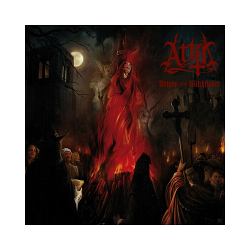 Attic - Return of the Witchfinder, 1LP Gatefold, RED BLACK MARBLED LP sarcofagus envoy of death 1lp gatefold white black marbled lp