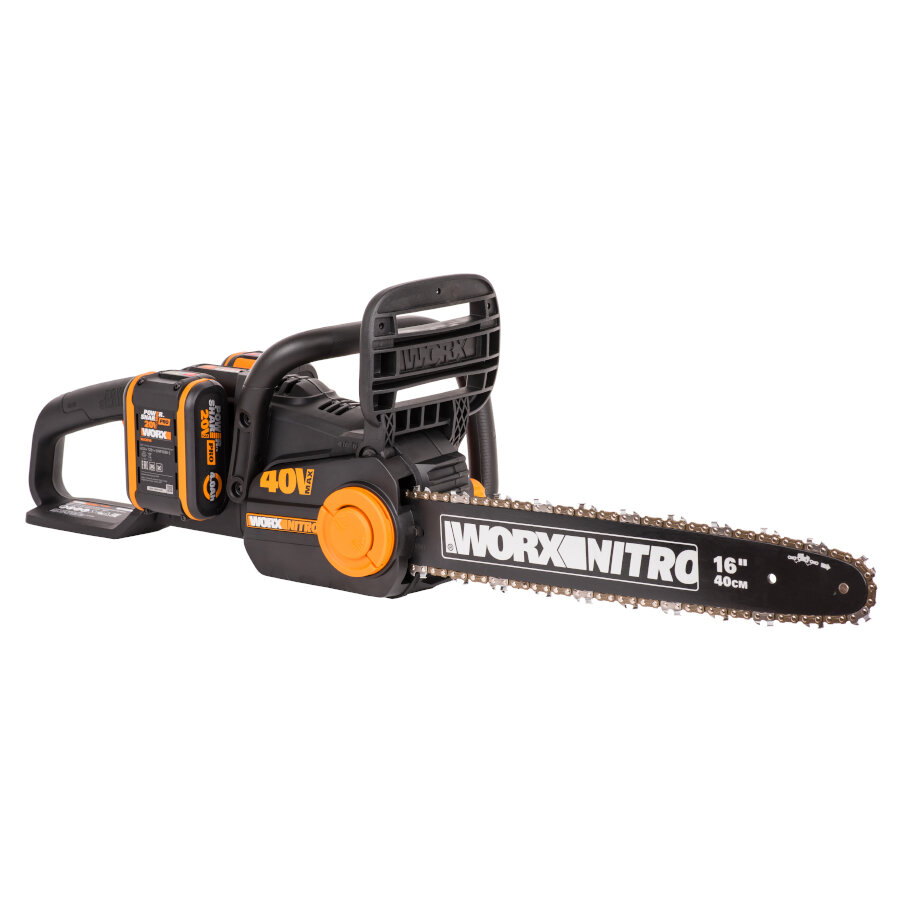 Цепная пила аккумуляторная WORX WG385E 40 см 4,0Ачх2 - фото №18