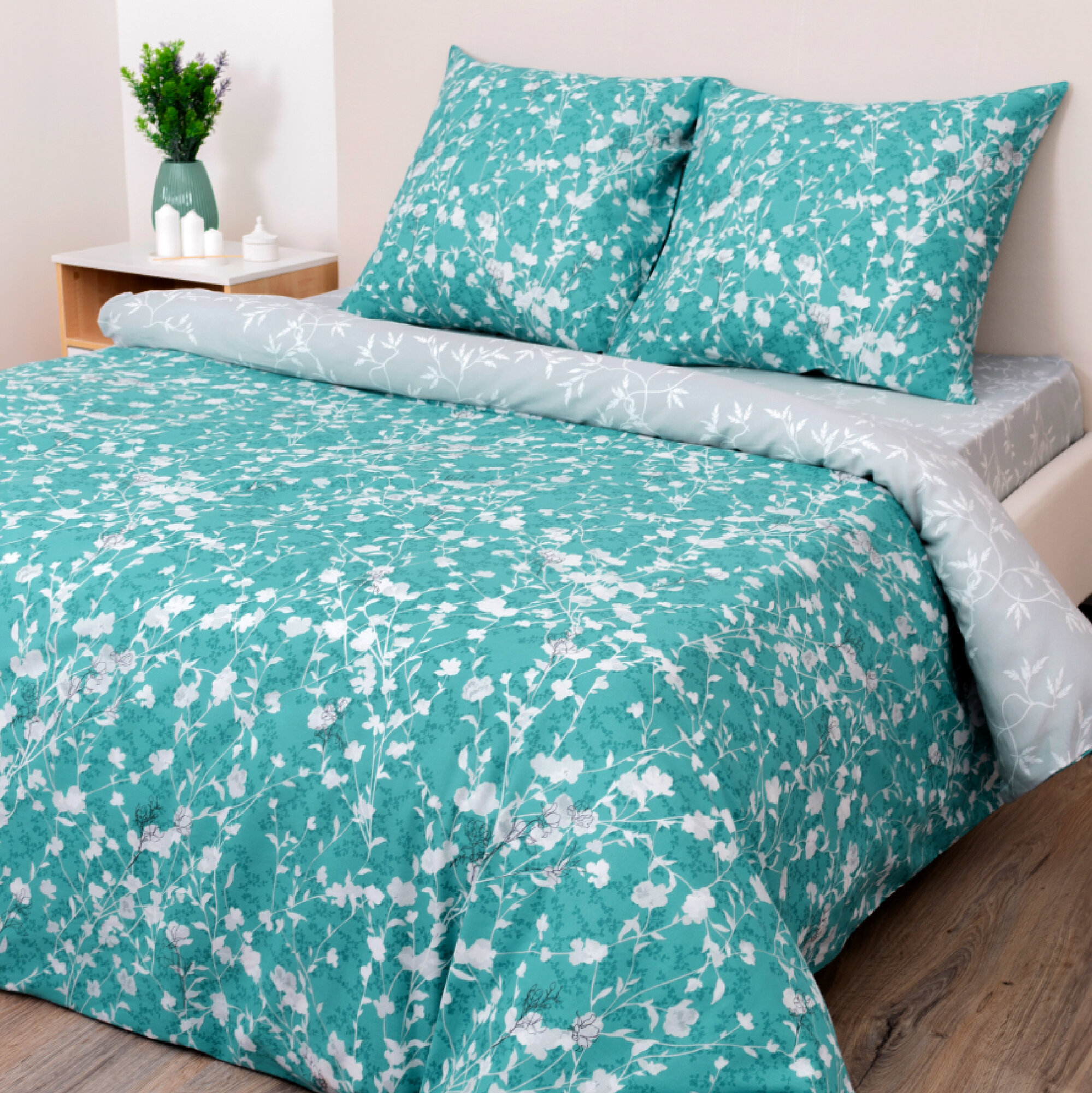 фото Постельное белье "Василиса" Евро Бязь Авиньон