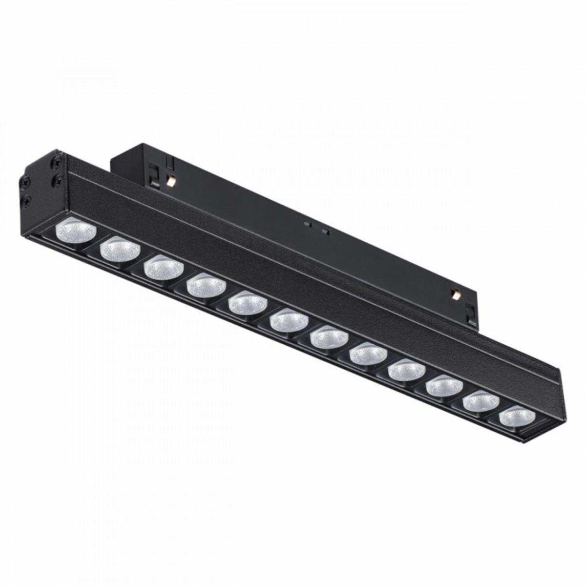 Трековый светильник для низковольного шинопровода NOVOTECH FLUM 3584181ХLEDХ12W; черный;