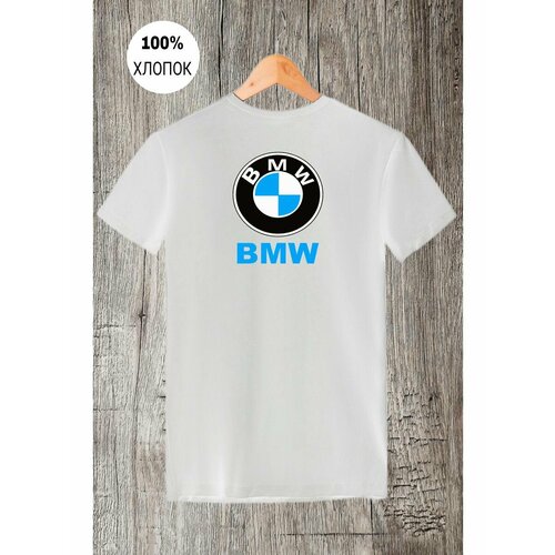 Футболка bmw бмв авто, размер M, белый футболка сувенирshop автомобили bmw бмв черная m