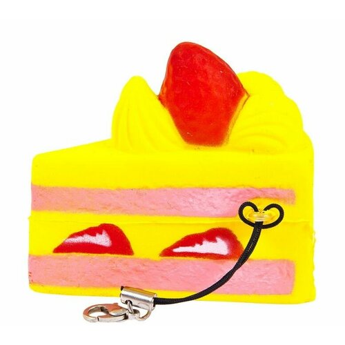 Игрушка-антистресс Кусочек торта. игрушка антистресс junfa мялка сквиши кусочек торта 6см