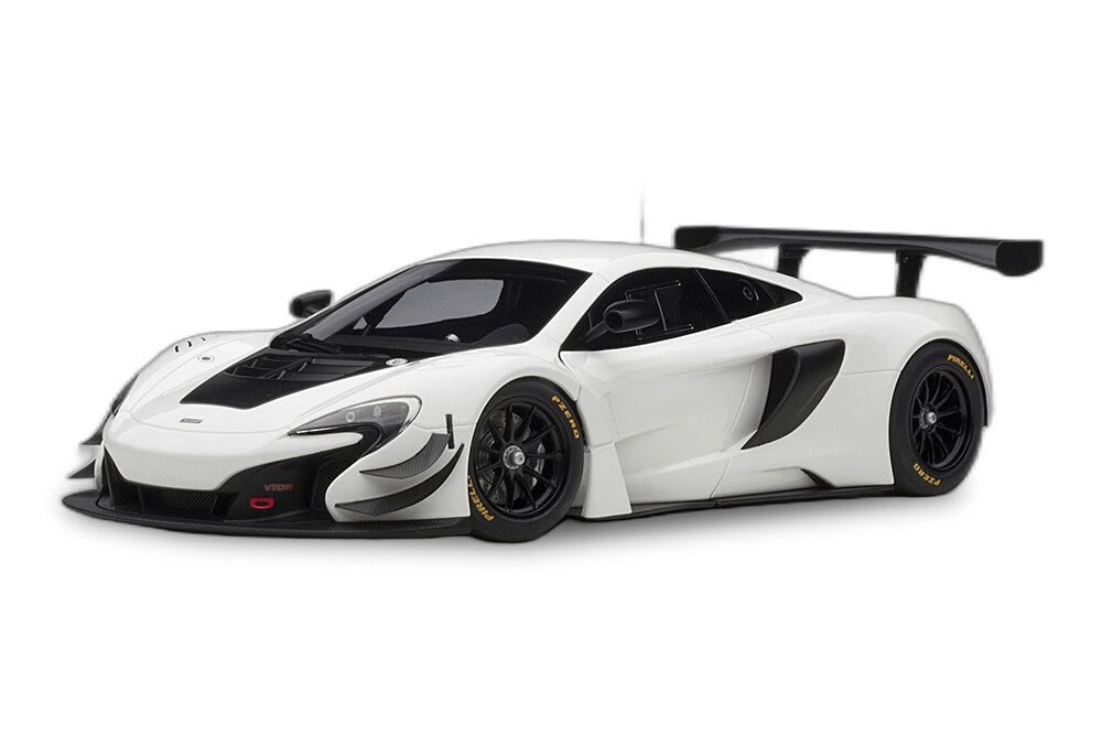 McLaren 650S GT3 2017 white/black / макларен 650С ГТ3 белый