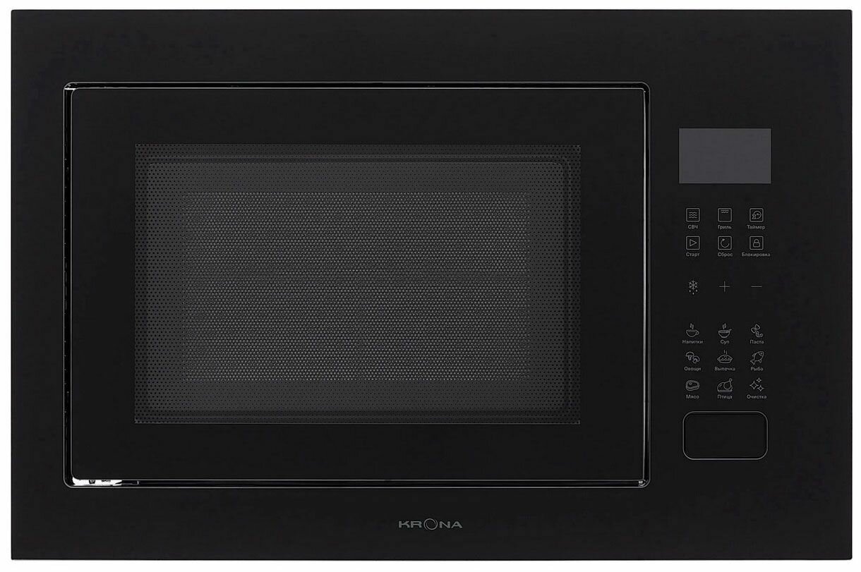 Встраиваемая микроволновая печь СВЧ Krona REIN 60 BL