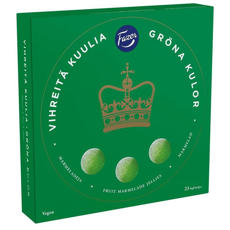 Мармелад Fazer Green Jellies, 500 г vegan (Финляндия)