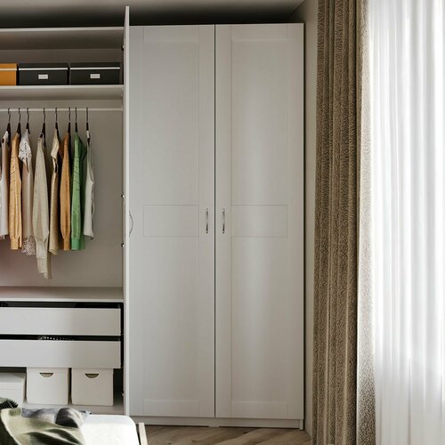 Дверь для шкафа ГУД ЛАКК Макс 50 см 2 заполнения белая 4899₽