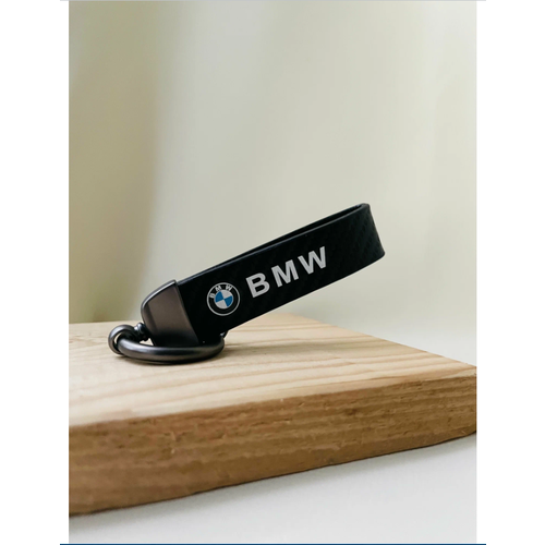 Брелок BMW, матовая фактура, BMW, черный
