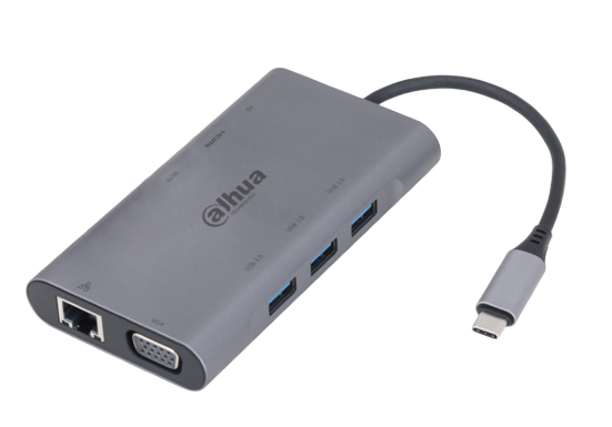 Док-станция Dahua 8 in 1 USB 3.1 Type-C to USB 3.0 + HDMI + RJ45 + SD/TF + PD