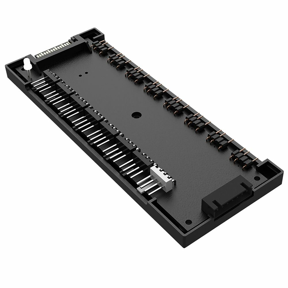 Разветвитель ID-Cooling питания (PWM, 8pcs of Ports for Fan (PWM), 8pcs for Ports for ARGB (LED), пульт ДУ) Retail - фото №14