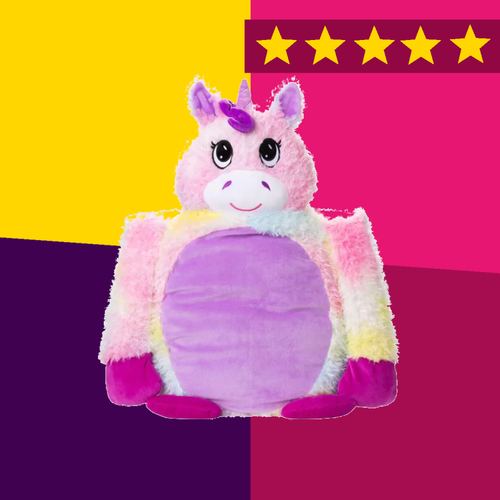 Мягкая игрушка Little Big HUGS обнимашка антисресс Единорог Синий 53 см / литл БИГ хагс