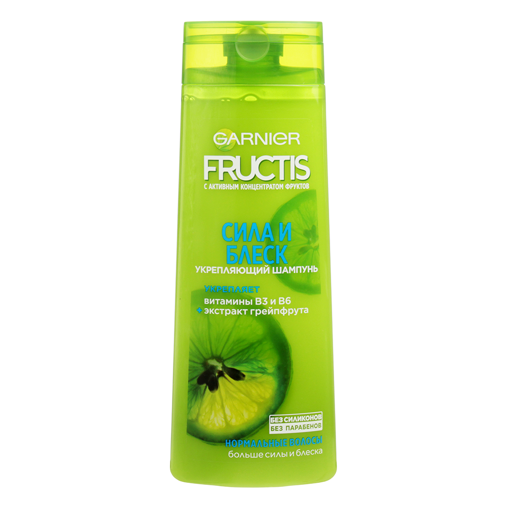 Garnier Fructis Шампунь для волос Сила и блеск 400 мл 1 шт