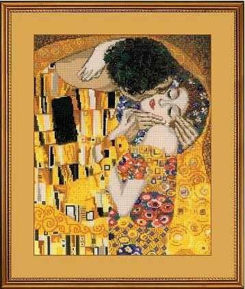 Набор для вышивания Риолис 1170 - "Поцелуй" по мотивам картины Г. Климта 30х35 см