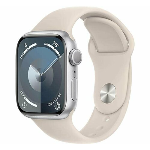Apple Watch Series 9 GPS 41mm Aluminium Case with SilverStarlight Sport Band SM MR9M3 3899000₽