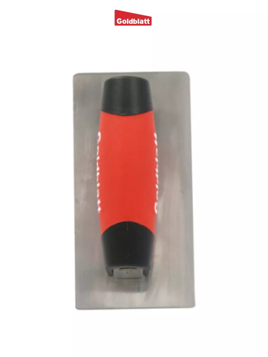 Кельма с радиусным загибом GOLDBLATT G16131, нержавеющая сталь, 150x75 мм — фото 1