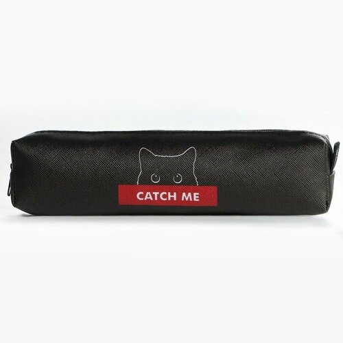 Пенал из искусственной кожи 1 сентября Кот 19 х 8 х 3 см 555₽