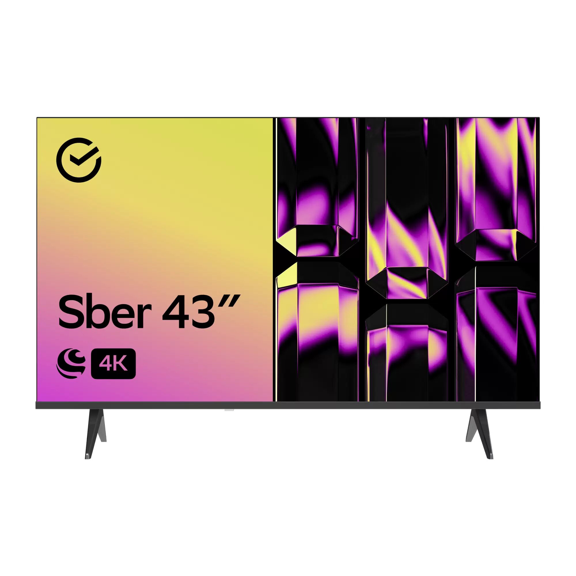 Умный Телевизор Sber SDX-43U4126 43' (109 см.), UHD 4K RAM 1,5GB