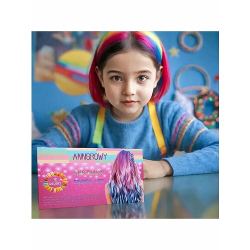 Набор мелков-карандашей для волос 12 шт 1158₽