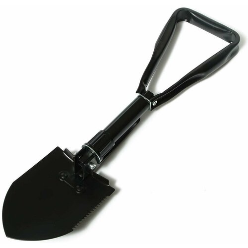 Лопата туристическая L 47 см складная пилка металлический черенок с ручкой в чехле 1008₽