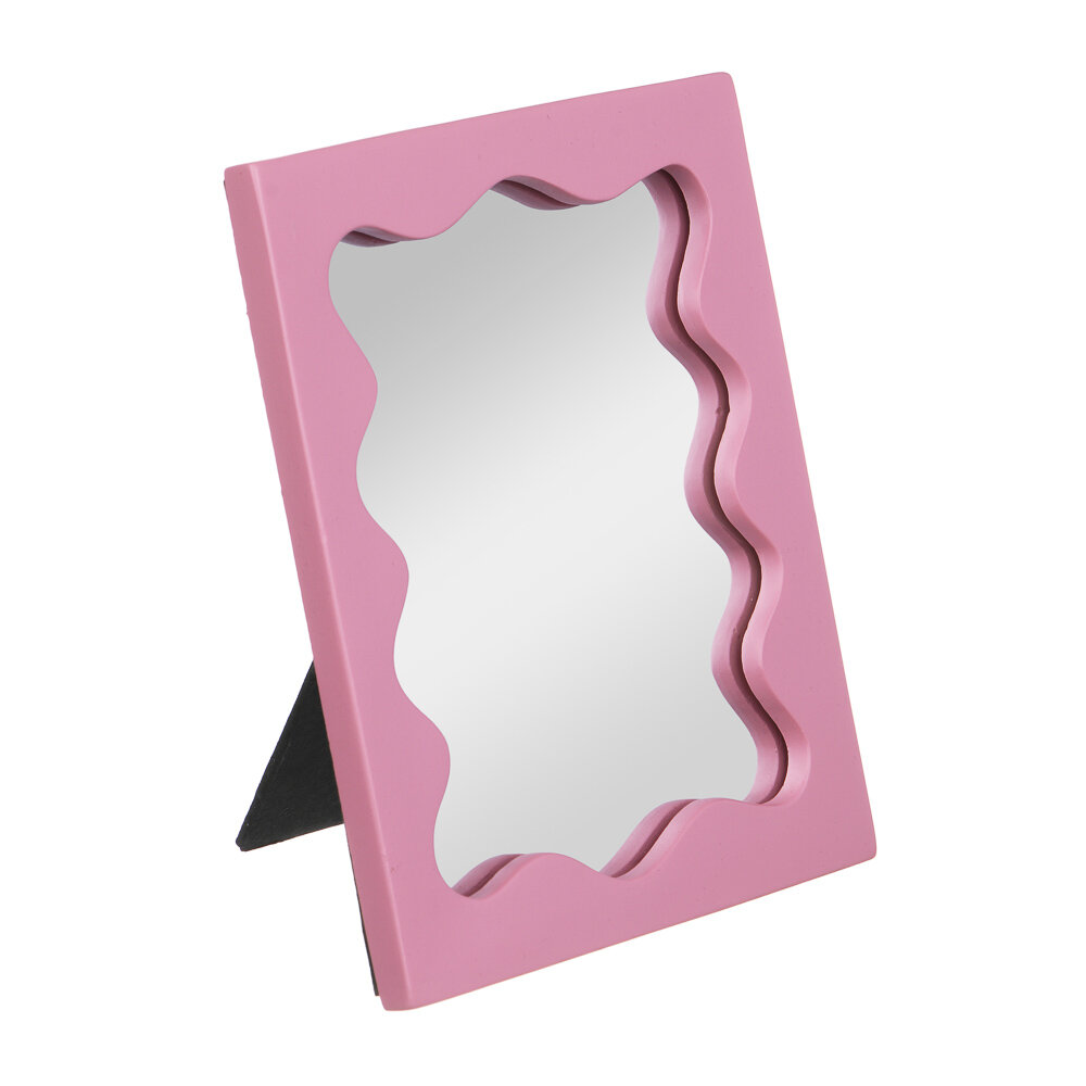 фото Зеркало настольное, 15,5х12,5х1,7см, стекло