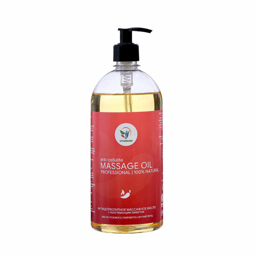 Масло массажное Vitamuno антицеллюлитное 1 л комплект из 2 шт 2616₽