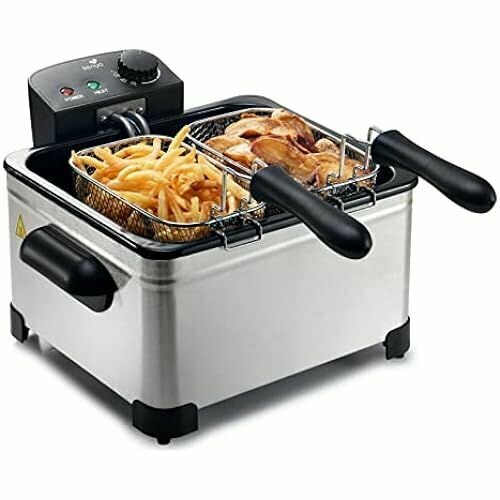 Аэрогриль Senya SYCK-DF009 2000Вт серебристый 1892200₽