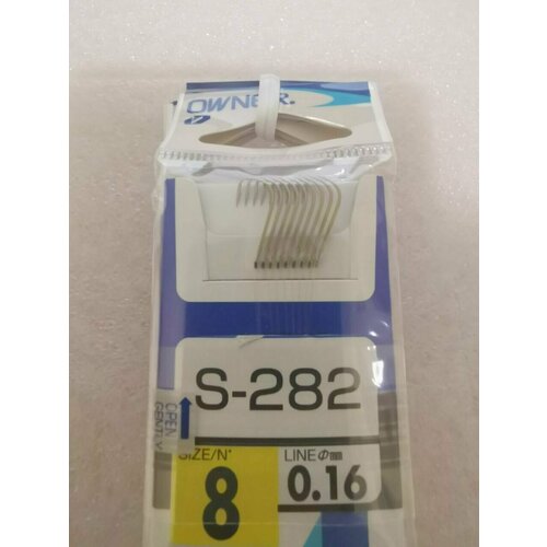 Крючок Owner с поводком S-282 №8