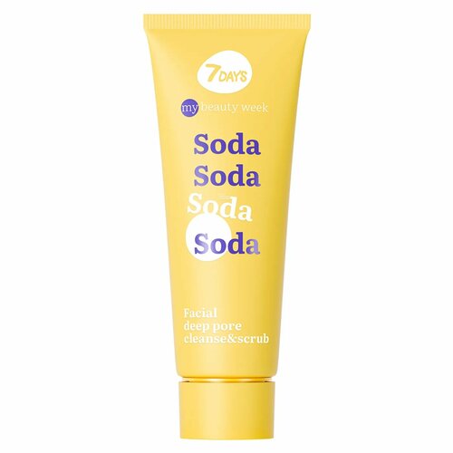 Скраб для лица 7DAYS Soda глубоко очищающий 1911₽