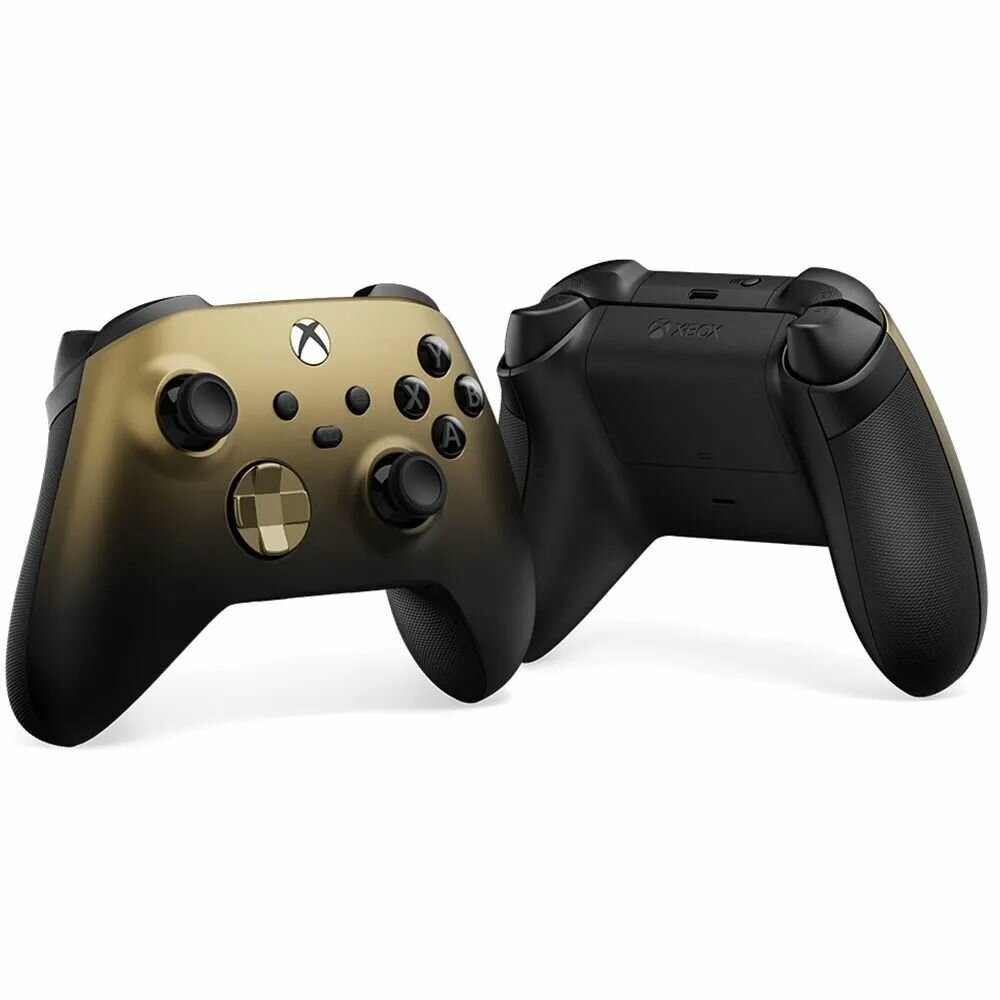 Геймпад Microsoft беспроводной Series S / X / Xbox One S / X Wireless Controller Gold Shadow Special Edition (Model: 1914) 4 ревизия с bluetooth — фото 1
