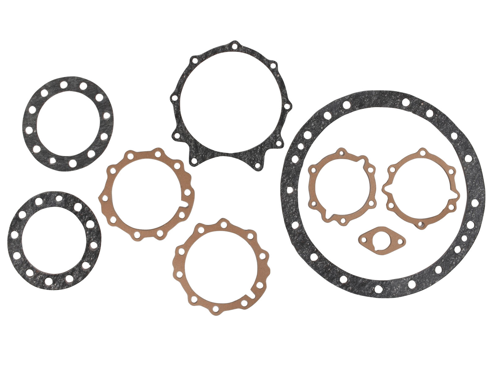 Прокладка КАМАЗ среднего моста комплект 7штук