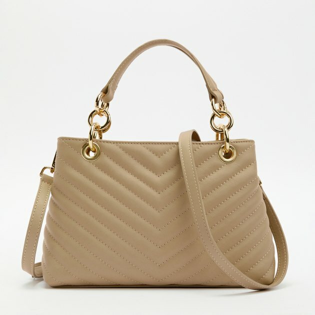 фото Сумка с ручками Diva`s Bag M9215/G бежевый