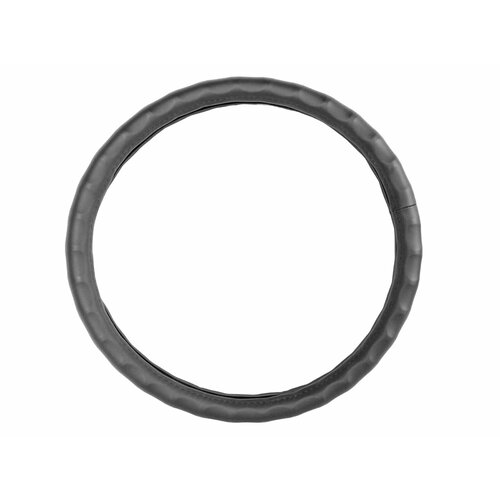 Оплетка на руль XXL 41-43 см кожа черная