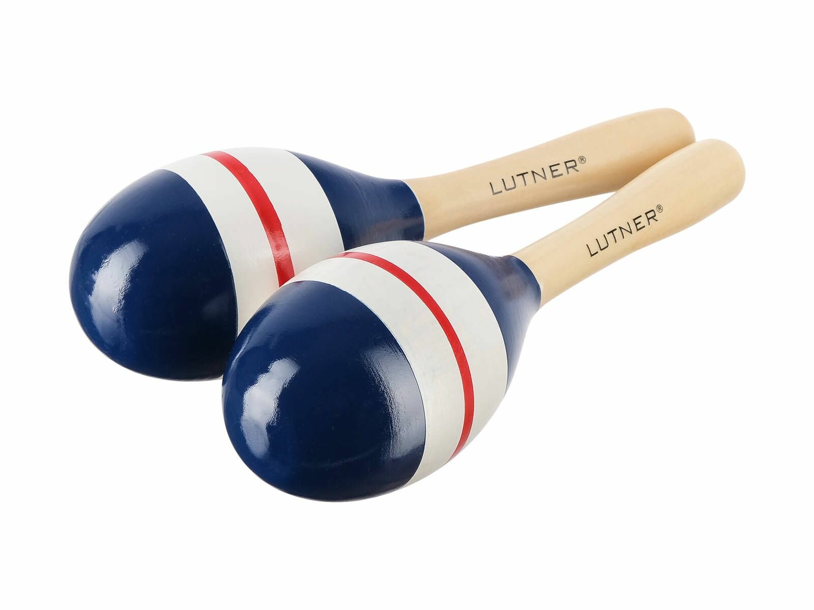 Деревянные маракасы на ручке, пара — фото 1