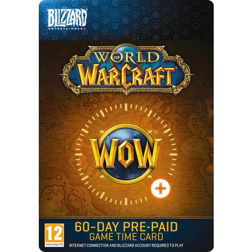 Wow Time Card карта игрового времени World of Warcraft - 60 дней - RUEUKZ 3200₽