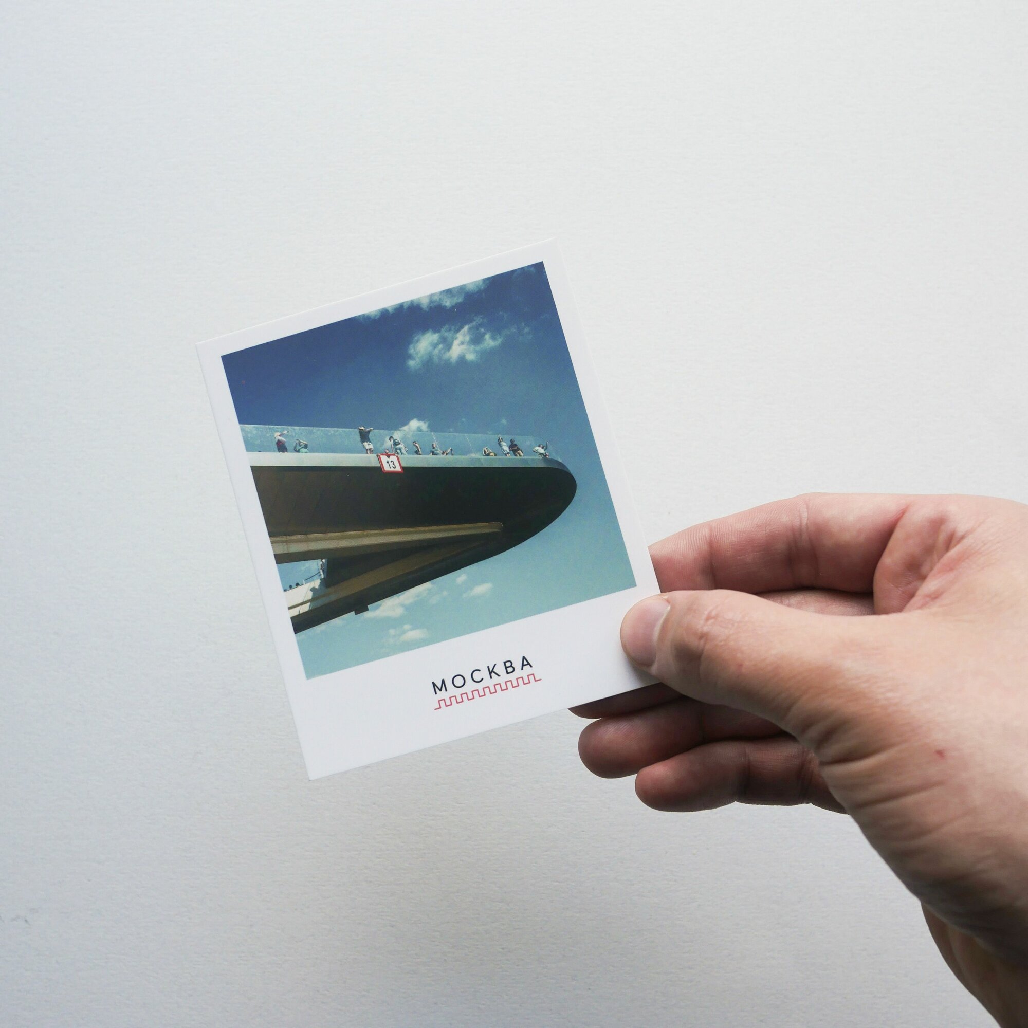 Набор открыток Москва в стиле Polaroid. Сувениры Москва. Magniart — фото 1