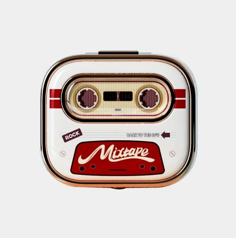 Беспроводные наушники Rock Retro Style TWS Earphone Retro Mix Tape