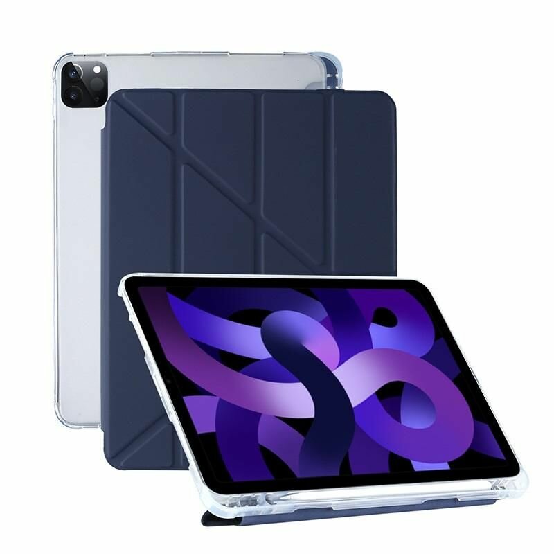 Чехол для iPad Mini 4 / iPad Mini 5 Y-Cложение ModMac Clear Case Dark Blue
