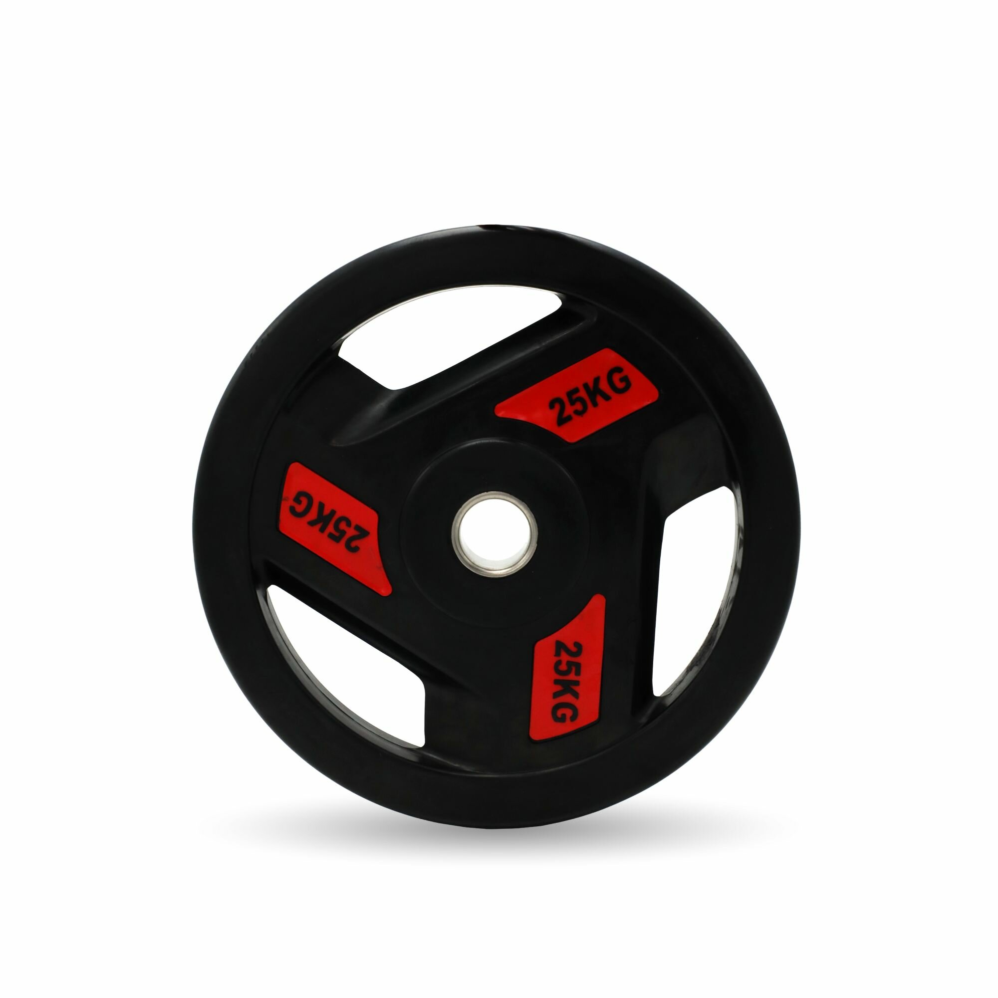Диск UNIX Fit PRO обрезиненный c хватом 25 кг, блин для штанги и гантели спортивный