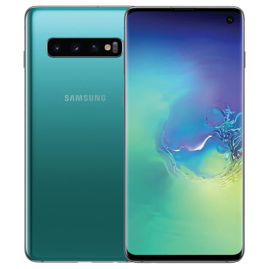 Смартфон Samsung Galaxy S10, 8/128ГБ, global, Б/у, simple set, Samsung, galaxy s10, Глобальная версия, Смартфон, Зеленый, 8ГБ, 128ГБ, global, Б/у, 01.01.2019 — фото 1