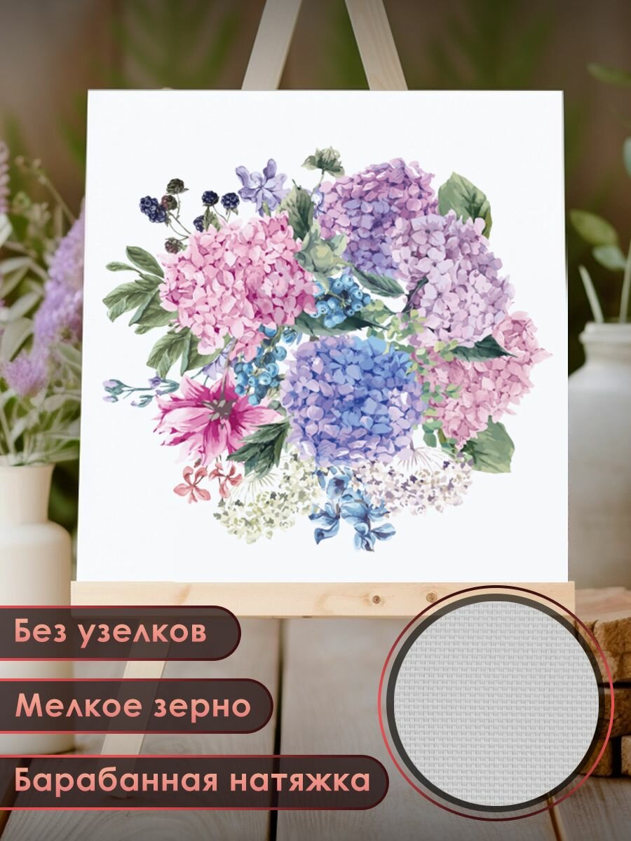 Холсты WiMi, на подрамнике, 30*30, мелкое зерно, набор 12 штук — фото 1