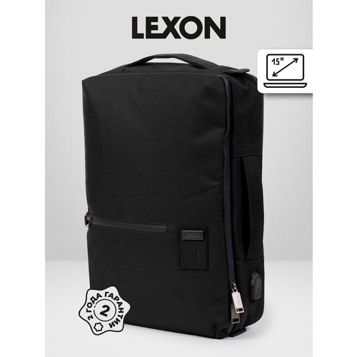 Рюкзак Lexon мужской повседневный для ноутбука 156 с USB черный 9531₽