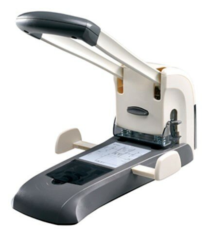 Дырокол Kw-Trio Lever-Tech HD 9556 макс:200лист. металл серый отв:2 с линейкой