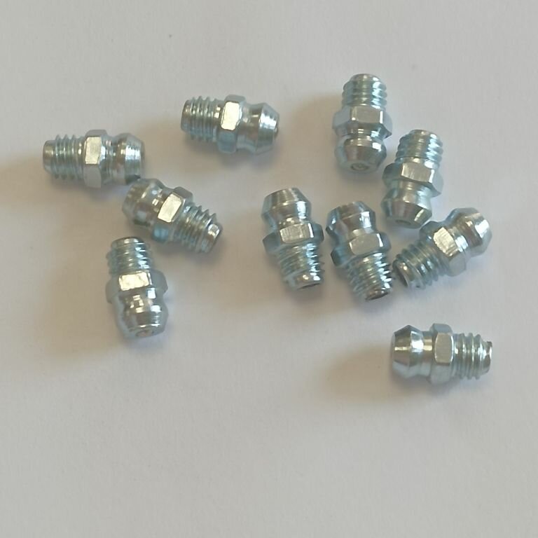 Пресс-масленка прямая 1,1 М6 (Комплект 10 шт) — фото 1