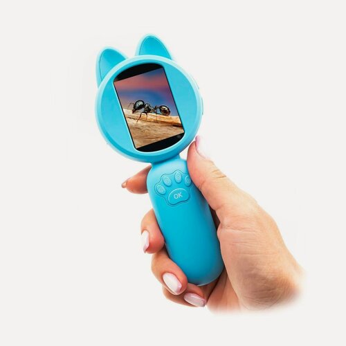 Изображение товара Детский микроскоп-лупа Эрудит Мод: HM-021 (S) (Q26324MIK) (1920х1080/16MP, х50) с цветным экраном и записью на встроенную память. Три встроенные игры