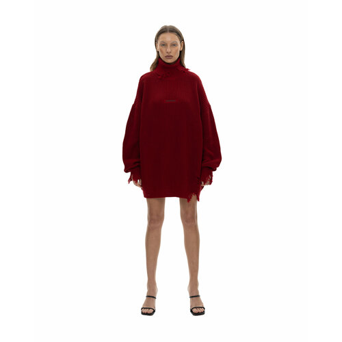 фото Свитер suborbia knitted, размер onesize, , бордовый