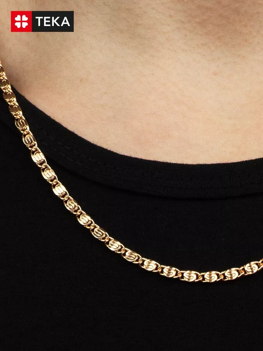 Цепь TEKA, длина 50 см, золотой — фото 1