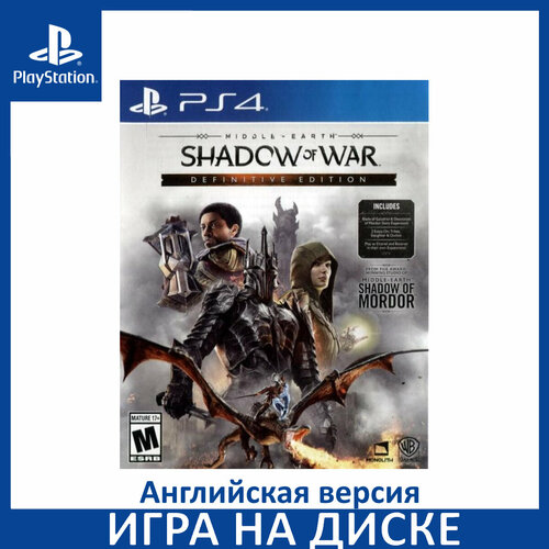 Игра Средиземье Middle-earth Тени войны Shadow of War Definitive Edition PS4 Английский язык Диск на PlayStation 4 3790₽