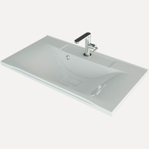 Изображение товара Uperwood Раковина для ванной Elen 80х44,5х15 см, белая глянцевая, с накладкой для слива