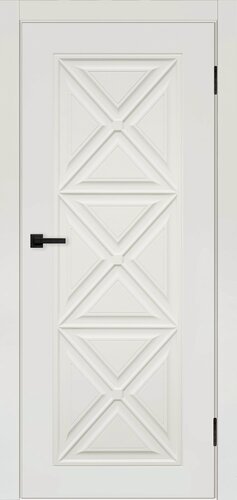 Изображение товара Дверь межкомнатная комплект с коробкой и наличниками Турин-18 без стекла, белая эмаль, 700х2000мм